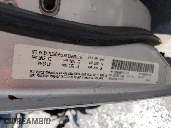 2007 Dodge Caliber SXT with VIN 1B3HB48B27D577210, listed as a Copart auction lot 50059305 with 208,091 mi miles and Non Repairable. Bid and sale history available at DreamBid. Image 13.