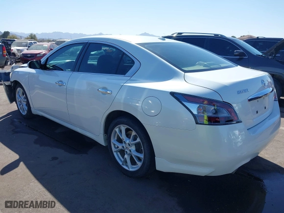 2014 Nissan Maxima 3.5 SV w/Premium Pkg with VIN 1N4AA5AP3EC485644, listed as a IAAI auction lot 41722486 with 136,975 mi miles. Bid and sale history available at carsss.com. Image 3.