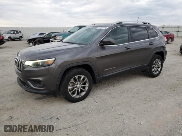 2019 Jeep Cherokee Latitude Plus with VIN 1C4PJMLB3KD453332, listed as a Copart auction lot 49999315 with 67,892 mi miles and Salvage Title. Bid and sale history available at carsss.com. Image 1.