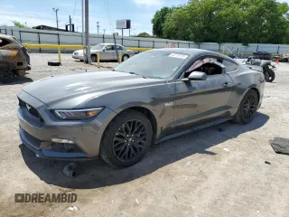 2015 Ford Mustang GT z VIN 1FA6P8CF2F5368508, wystawiony jako Copart lot #56778705 z przebiegiem 129 007 mil mil oraz Szkoda całkowita • Salvage title. Historia ofert i sprzedaży dostępna na DreamBid. Obrazek 1.
