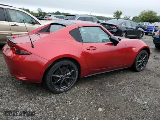 2017 Mazda MX-5 Miata RF Club with VIN JM1NDAL78H0100223, listed as a Copart auction lot 72740574 with 37,653 mi miles and Salvage Title. Bid and sale history available at carsss.com. Image 3.