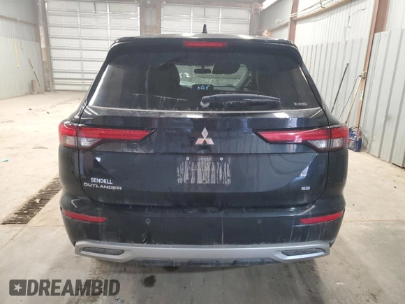 2023 Mitsubishi Outlander SE with VIN JA4J4UA82PZ061337, listed as a Copart auction lot 50820495 with 15,997 mi miles and Salvage Title. Bid and sale history available at carsss.com. Image 6.