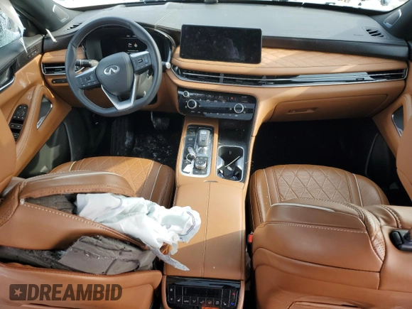 2023 Infiniti QX60 Autograph z VIN 5N1DL1HUXPC375744, wystawiony jako Copart lot #45015105 z przebiegiem 27 968 mil mil oraz Szkoda całkowita • Salvage title. Historia ofert i sprzedaży dostępna na DreamBid. Obrazek 8.