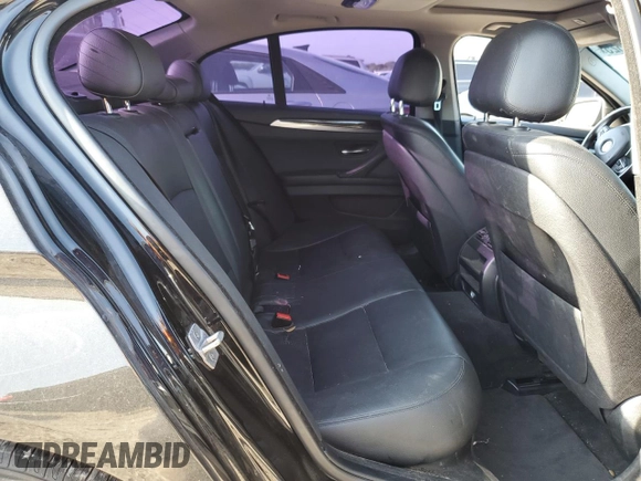 2015 BMW 5 Series 528i with VIN WBA5A5C58FD520212, listed as a Copart auction lot 55643525 with 156,948 mi miles and Salvage title. Bid and sale history available at DreamBid. Image 10.