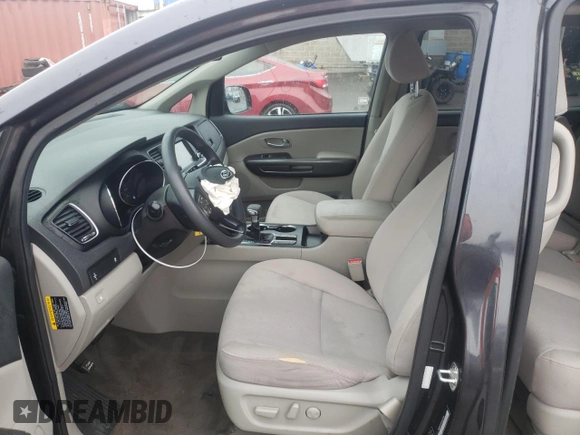 2019 Kia Sedona EX with VIN KNDMB5C16K6565186, listed as a Copart auction lot 50738915 with 82,743 mi miles and Salvage Title. Bid and sale history available at carsss.com. Image 7.