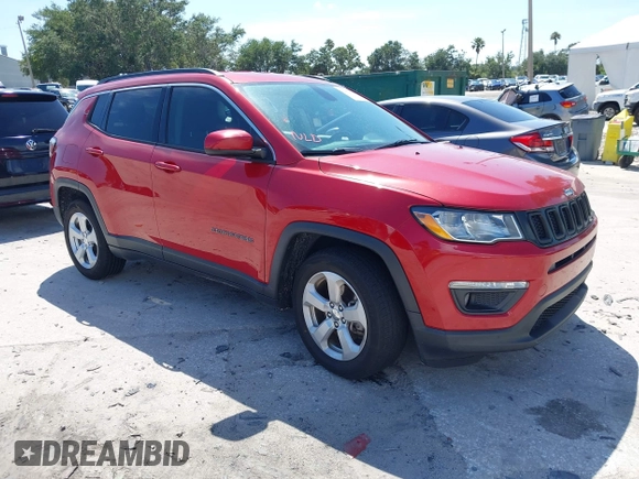 2019 Jeep Compass Latitude with VIN 3C4NJCBB9KT743488, listed as a IAAI auction lot 42482099 with 114,190 mi miles and . Bid and sale history available at DreamBid. Image 1.