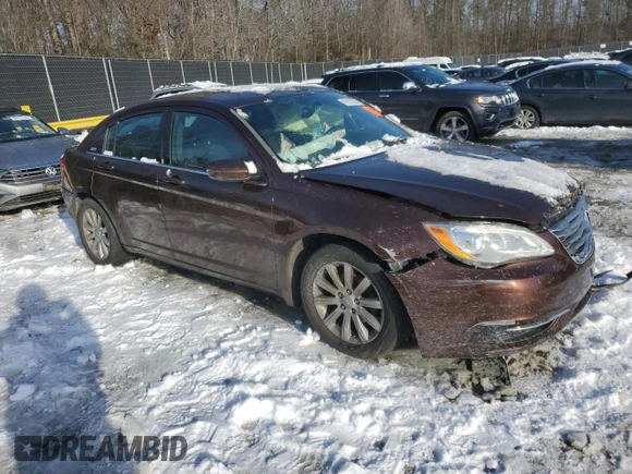 2013 Chrysler 200 Touring with VIN 1C3CCBBB9DN574950, listed as a Copart auction lot 45840855 with Not Provided miles and Non Repairable. Bid and sale history available at carsss.com. Image 4.