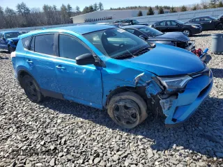 2017 Toyota RAV4 LE with VIN 2T3BFREV8HW676137, listed as a Copart auction lot 46042844 with 264,031 mi miles and Salvage Title. Bid and sale history available at carsss.com. Image 4.