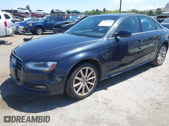 2016 Audi A4 Premium with VIN WAUAFAFL8GN007735, listed as a IAAI auction lot 42090145 with 200,616 mi miles. Bid and sale history available at carsss.com. Image 17.