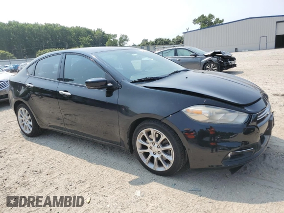 2013 Dodge Dart Limited with VIN 1C3CDFCA1DD334145, listed as a Copart auction lot 58892985 with 116,886 mi miles and Clean title. Bid and sale history available at DreamBid. Image 4.