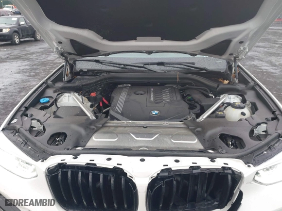 2021 BMW X3 M40i with VIN 5UXTY9C07M9F32001, listed as a IAAI auction lot 41673270 with 45,752 mi miles. Bid and sale history available at carsss.com. Image 10.