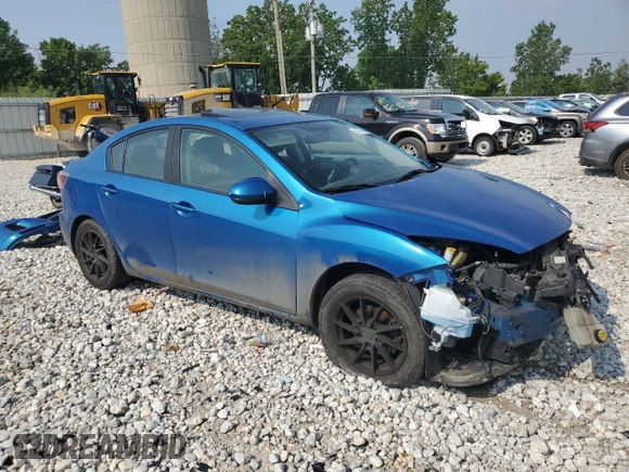 2012 Mazda 3 i Touring with VIN JM1BL1V75C1683484, listed as a Copart auction lot 59771585 with 184,639 mi miles and Clean title. Bid and sale history available at DreamBid. Image 4.