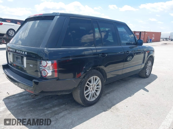 2012 Land Rover Range Rover HSE with VIN SALME1D45CA377436, listed as a IAAI auction lot 42401146 with 127,665 mi miles and . Bid and sale history available at DreamBid. Image 4.