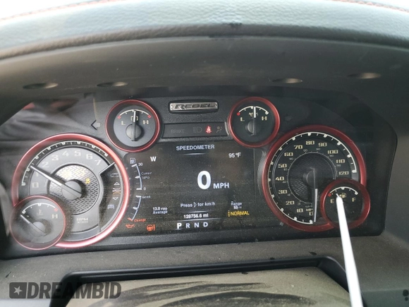 2016 Ram 1500 Rebel z VIN 1C6RR7YT8GS251598, wystawiony jako Copart lot #55291555 z przebiegiem 128 756 mil mil oraz Szkoda całkowita • Salvage title. Historia ofert i sprzedaży dostępna na DreamBid. Obrazek 9.