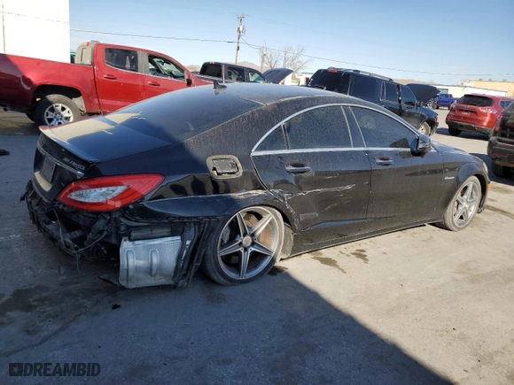 2012 Mercedes-Benz CLS-Class CLS 63 AMG with VIN WDDLJ7EB4CA019605, listed as a Copart auction lot 88520335 with 141,930 mi miles and Salvage Title. Bid and sale history available at carsss.com. Image 3.