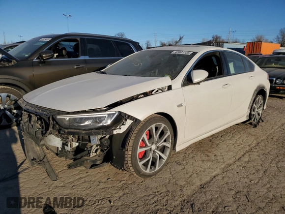 2019 Buick Regal GS with VIN W04GS6SS1K1073816, listed as a Copart auction lot 42601135 with 37,866 mi miles and Salvage title. Bid and sale history available at DreamBid. Image 1.