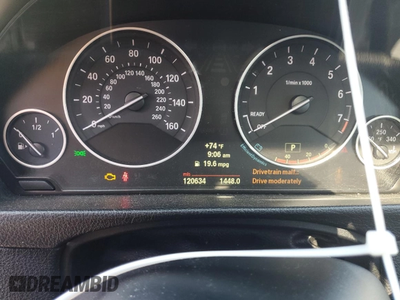 2013 BMW 3 Series 328i с VIN WBA3A5G57DNP22841, выставлен на аукционе Copart как лот 55885035 с пробегом 120 634 миль миль и Чистый • Clean title. История ставок и продаж доступна на DreamBid. Изображение 9.