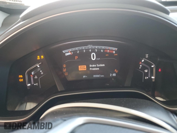 2019 Honda CR-V EX z VIN 7FARW1H50KE023802, wystawiony jako Copart lot #58191285 z przebiegiem 55 067 mil mil oraz Szkoda całkowita • Salvage title. Historia ofert i sprzedaży dostępna na DreamBid. Obrazek 9.