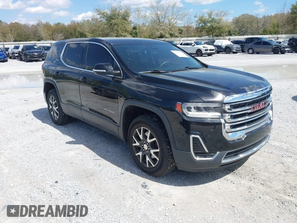 2021 GMC Acadia SLE with VIN 1GKKNKLS2MZ186326, listed as a IAAI auction lot 41875597 with 39,027 mi miles and . Bid and sale history available at DreamBid. Image 1.