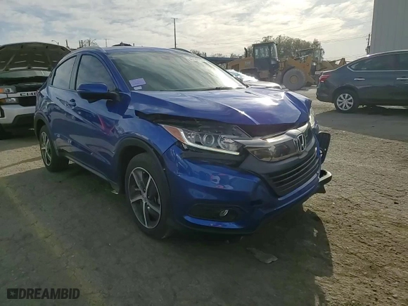 2021 Honda HR-V EX-L with VIN 3CZRU5H73MM707696, listed as a Copart auction lot 47580995 with 28,558 mi miles and Salvage Title. Bid and sale history available at carsss.com. Image 13.