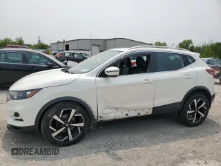 2020 Nissan Rogue SL with VIN JN1BJ1CW3LW372156, listed as a Copart auction lot 58903465 with 50,276 mi miles and Salvage title. Bid and sale history available at DreamBid. Image 1.