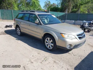 2008 Subaru Outback (Natl) Ltd with VIN 4S4BP62C987356766, listed as a IAAI auction lot 42141625 with 165,238 mi miles. Bid and sale history available at carsss.com. Image 1.