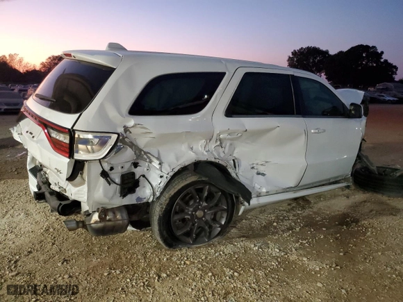 2017 Dodge Durango R/T with VIN 1C4SDHCT5HC609693, listed as a Copart auction lot 77828604 with 0 mi miles and Salvage Title. Bid and sale history available at carsss.com. Image 3.