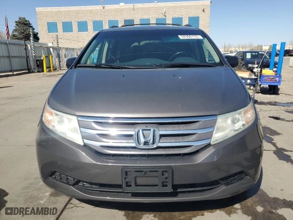 2013 Honda Odyssey EX-L with VIN 5FNRL5H6XDB017433, listed as a Copart auction lot 52306755 with 144,036 mi miles and Clean Title. Bid and sale history available at carsss.com. Image 5.
