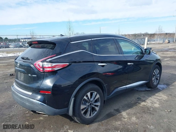 2015 Nissan Murano Platinum with VIN 5N1AZ2MHXFN243537, listed as a IAAI auction lot 41369974 with 130,490 mi miles. Bid and sale history available at carsss.com. Image 4.