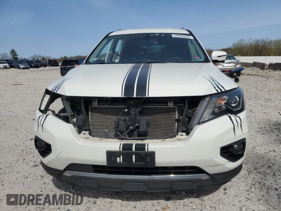 2018 Nissan Pathfinder SV with VIN 5N1DR2MM0JC619337, listed as a Copart auction lot 54335355 with 139,945 mi miles and Salvage title. Bid and sale history available at DreamBid. Image 5.