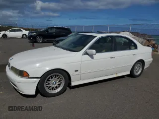 2001 BMW 5 Series 525i z VIN WBADT43411GF55949, wystawiony jako Copart lot #60925645 z przebiegiem 138 558 mil mil oraz Czysty tytuł • Clean title. Historia ofert i sprzedaży dostępna na DreamBid. Obrazek 1.