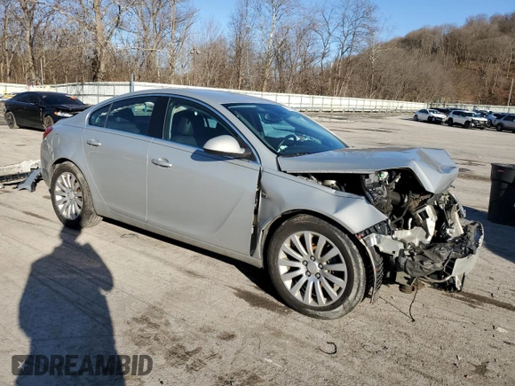 2011 Buick Regal CXL RL1 with VIN W04GN5EC5B1066860, listed as a Copart auction lot 85135974 with 128,587 mi miles and Salvage Title. Bid and sale history available at carsss.com. Image 4.