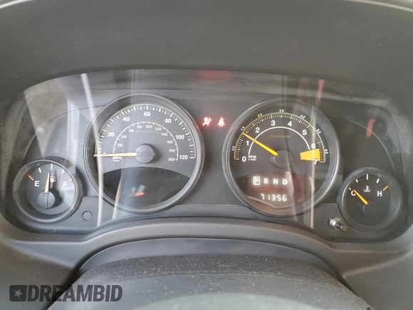 2016 Jeep Compass 75th Anniversary with VIN 1C4NJCBB3GD748893, listed as a Copart auction lot 43176195 with 71,356 mi miles and Salvage Title. Bid and sale history available at carsss.com. Image 9.