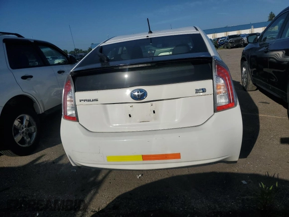 2013 Toyota Prius One with VIN JTDKN3DU4D1629530, listed as a Copart auction lot 63483455 with 111,459 mi miles and Clean title. Bid and sale history available at DreamBid. Image 6.