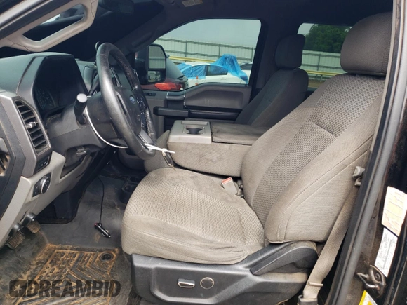 2017 Ford F-150 XL with VIN 1FTFW1EGXHFB14021, listed as a Copart auction lot 56183445 with 151,449 mi miles and Salvage title. Bid and sale history available at DreamBid. Image 7.