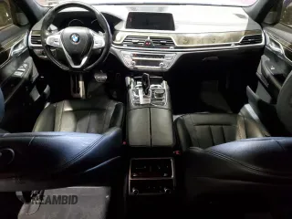 2019 BMW 7 Series 740i xDrive with VIN WBA7E4C50KGV28708, listed as a Copart auction lot 55141895 with 130,925 mi miles and Clean title. Bid and sale history available at DreamBid. Image 8.
