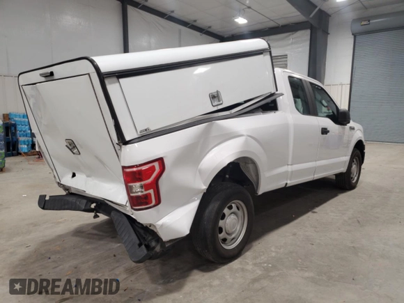 2020 Ford F-150 XL with VIN 1FTEX1CP0LKD41164, listed as a Copart auction lot 85429884 with 161,444 mi miles and Salvage Title. Bid and sale history available at DreamBid. Image 3.