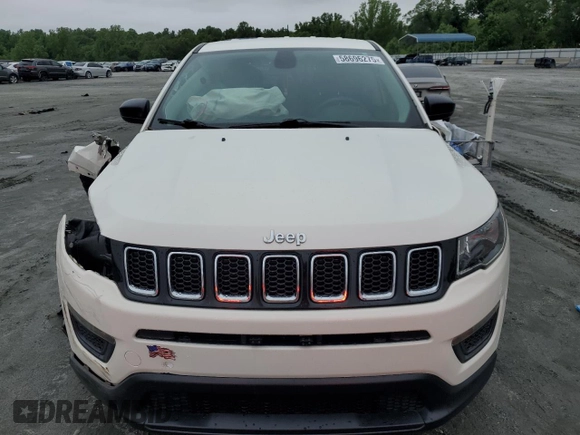 2019 Jeep Compass Sport with VIN 3C4NJCAB9KT778064, listed as a Copart auction lot 58696275 with 110,878 mi miles and Salvage title. Bid and sale history available at DreamBid. Image 5.