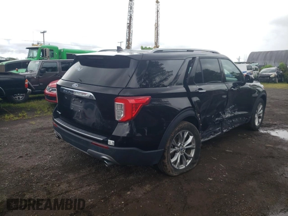 2023 Ford Explorer Limited z VIN 1FMSK7FH1PGA58107, wystawiony jako Copart lot #60168145 z przebiegiem 43 349 mil mil oraz Czysty tytuł • Clean title. Historia ofert i sprzedaży dostępna na DreamBid. Obrazek 3.