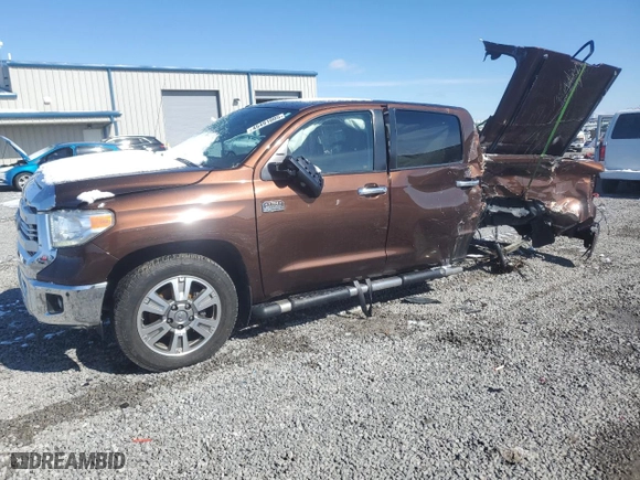 2014 Toyota Tundra 4WD Truck Platinum with VIN 5TFAW5F16EX411904, listed as a Copart auction lot 45491005 with 68,233 mi miles and Salvage Title. Bid and sale history available at carsss.com. Image 1.