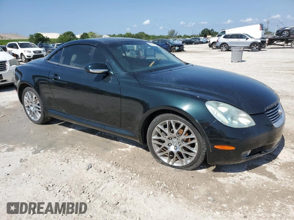 2003 Lexus SC 430 z VIN JTHFN48Y930048533, wystawiony jako Copart lot #57091815 z przebiegiem Nie podano mil oraz Szkoda całkowita • Salvage title. Historia ofert i sprzedaży dostępna na DreamBid. Obrazek 4.