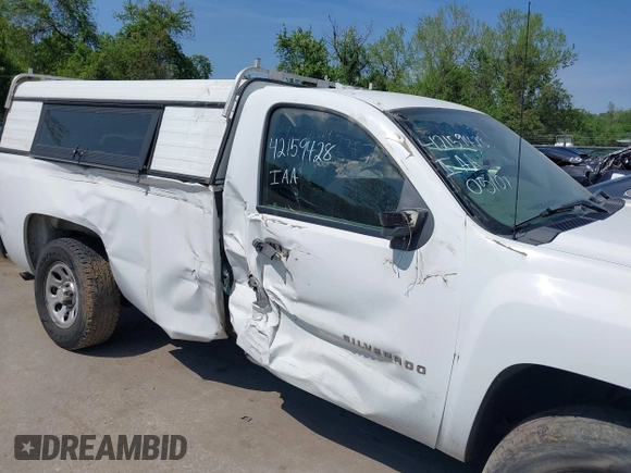 2011 Chevrolet Silverado 1500 Work Truck with VIN 1GCNCPEXXBZ459448, listed as a IAAI auction lot 42159428 with 275,163 mi miles and . Bid and sale history available at DreamBid. Image 6.
