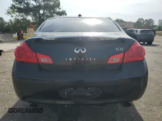 2008 Infiniti G35 Journey with VIN JNKBV61E18M228602, listed as a Copart auction lot 53869095 with Not Provided miles and Salvage Title. Bid and sale history available at DreamBid. Image 6.