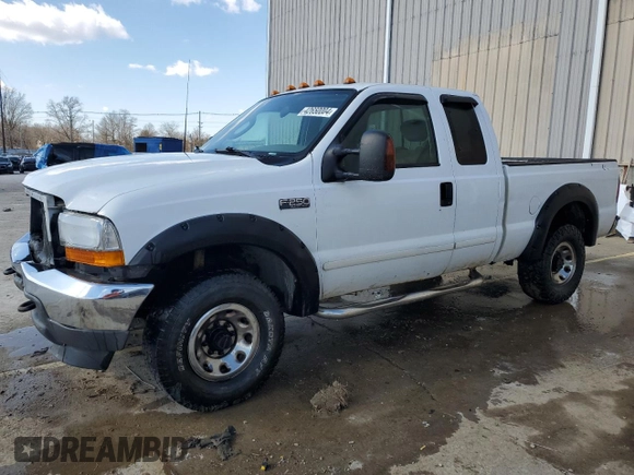 2003 Ford F-250 XL with VIN 1FTNX21L33EB98022, listed as a Copart auction lot 87487844 with 205,917 mi miles and Non repairable. Bid and sale history available at DreamBid. Image 1.