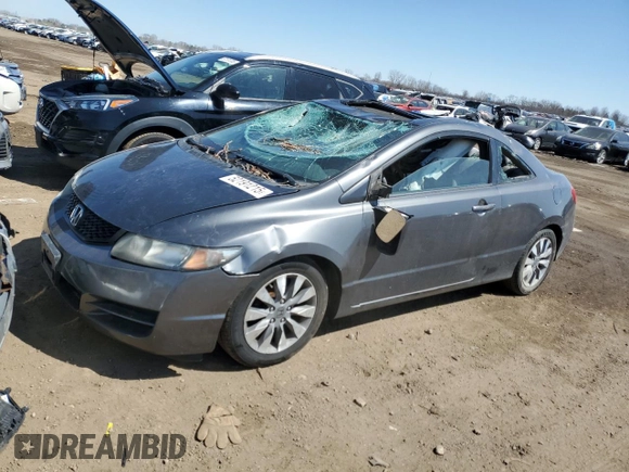 2011 Honda Civic Cpe EX with VIN 2HGFG1B81BH512770, listed as a Copart auction lot 52191215 with 137,217 mi miles and Salvage Title. Bid and sale history available at carsss.com. Image 1.