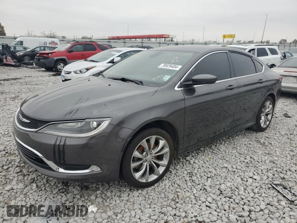 2015 Chrysler 200 Limited with VIN 1C3CCCAB2FN561046, listed as a Copart auction lot 78929404 with Not Provided miles and Salvage Title. Bid and sale history available at DreamBid. Image 1.