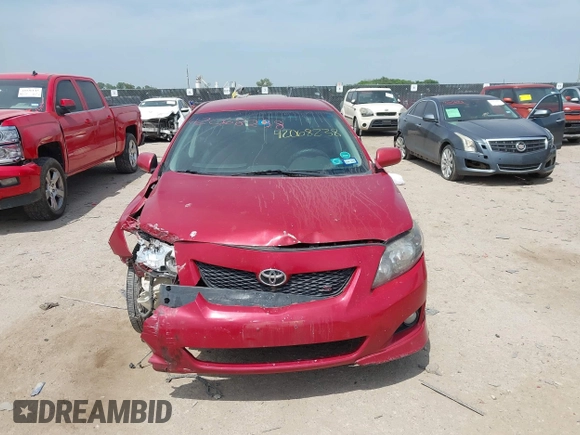 2009 Toyota Corolla with VIN 1NXBU40E19Z161524, listed as a IAAI auction lot 42068238 with 137,019 mi miles. Bid and sale history available at carsss.com. Image 12.
