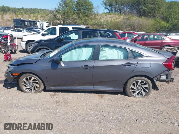 2017 Honda Civic Sedan EX with VIN 2HGFC2F76HH509729, listed as a IAAI auction lot 41773279 with 77,696 mi miles. Bid and sale history available at carsss.com. Image 14.