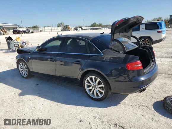 2014 Audi A4 Premium with VIN WAUAFAFL0EN000811, listed as a Copart auction lot 48606975 with 76,931 mi miles and Salvage Title. Bid and sale history available at carsss.com. Image 2.