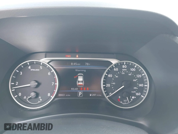 2024 Nissan Sentra SV with VIN 3N1AB8CV8RY320967, listed as a IAAI auction lot 42088012 with 8,863 mi miles and . Bid and sale history available at DreamBid. Image 7.